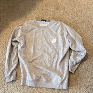 Outdoor Voices Gray Graphic Crewneck